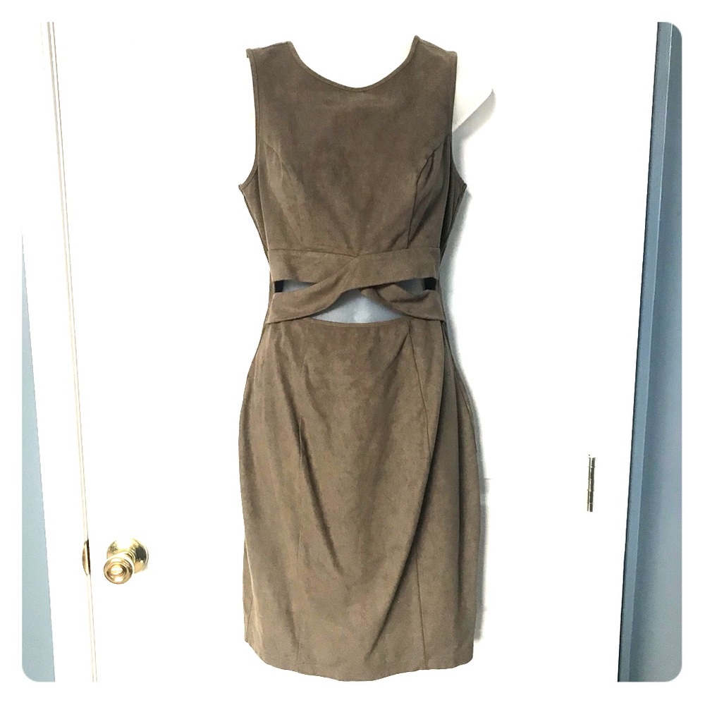 Guess Suede cutout dress